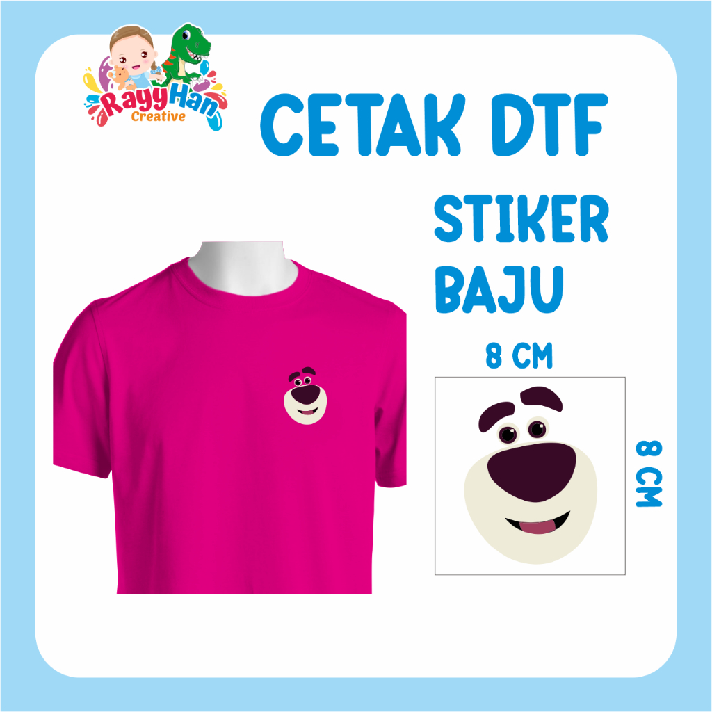 SABLON DTF KAOS/STIKER KAOS