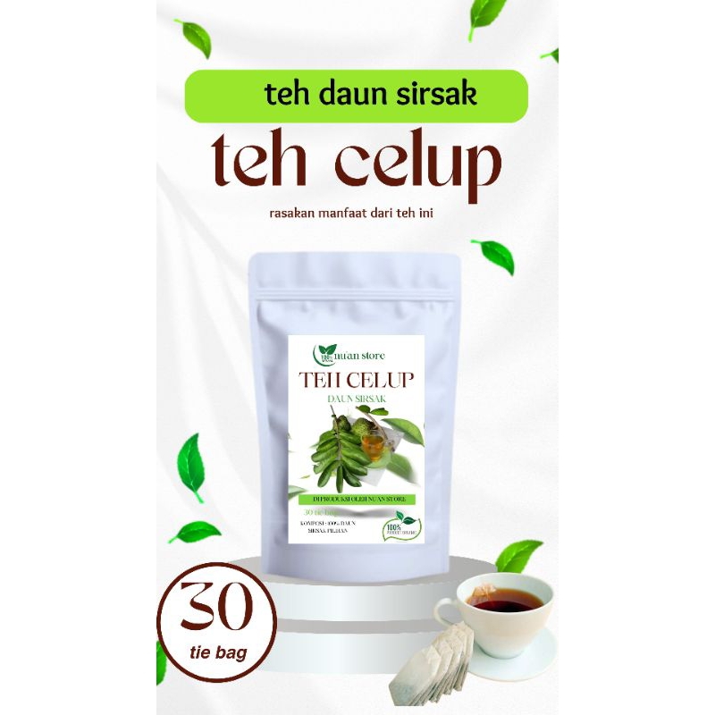 

TEH CELUP HERBAL DAUN SIRSAK ANTI KANKER