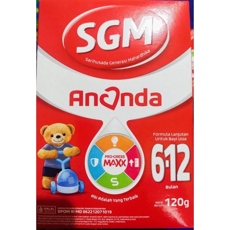 Susu SGM 6-12 bulan (120 g)