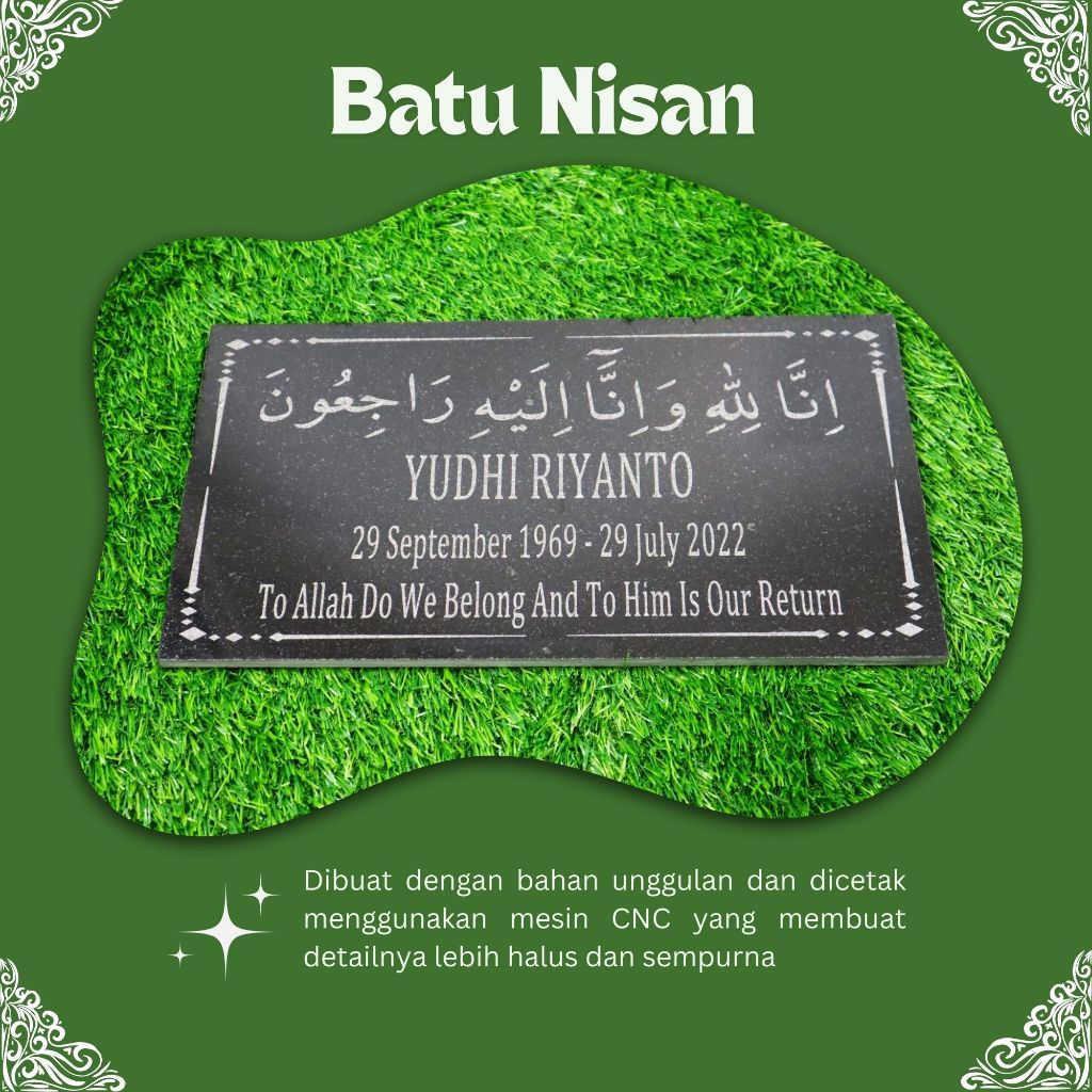 MARVEL KALIGRAFI - BATU NISAN KERAMIK