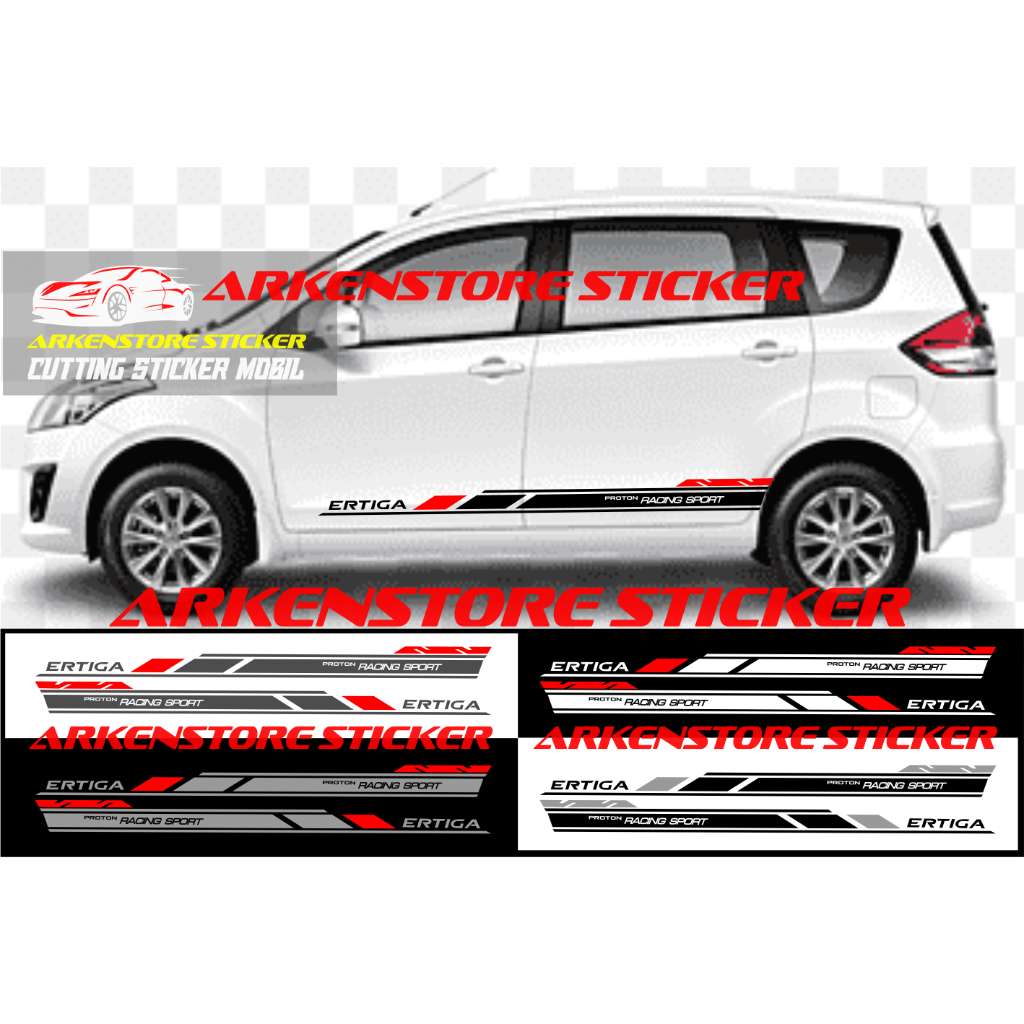 Sticker proton ertiga sticker stiker mobil ertiga sticker list ertiga
