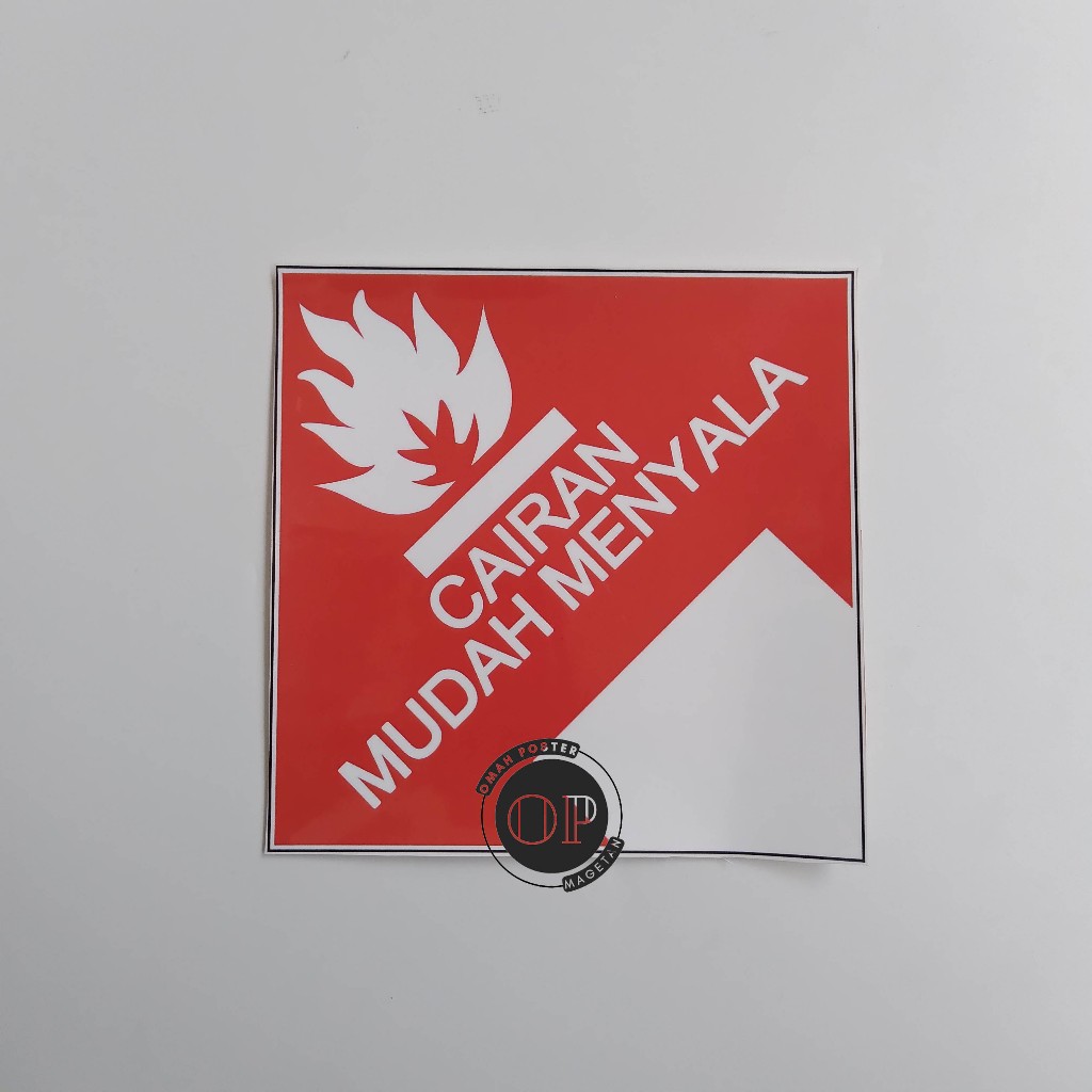 

Stiker Cairan Mudah Menyala - Stiker Limbah K3