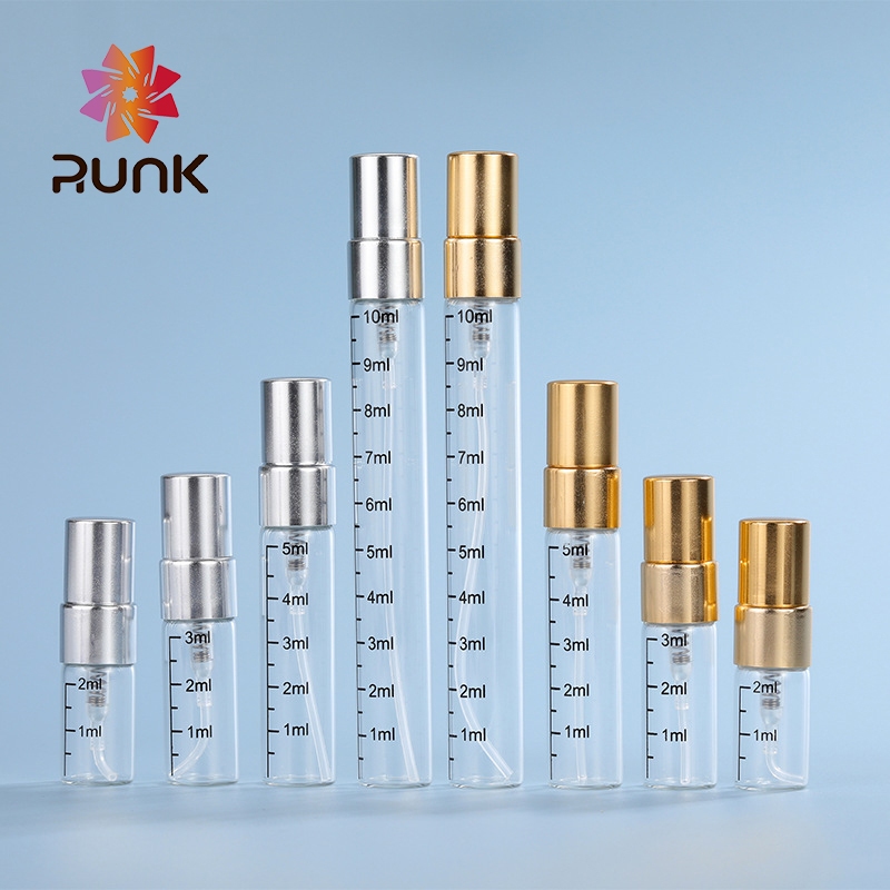 Botol semprot ukur, botol kaca, stik pena parfum isi ulang / botol semprot bertingkat