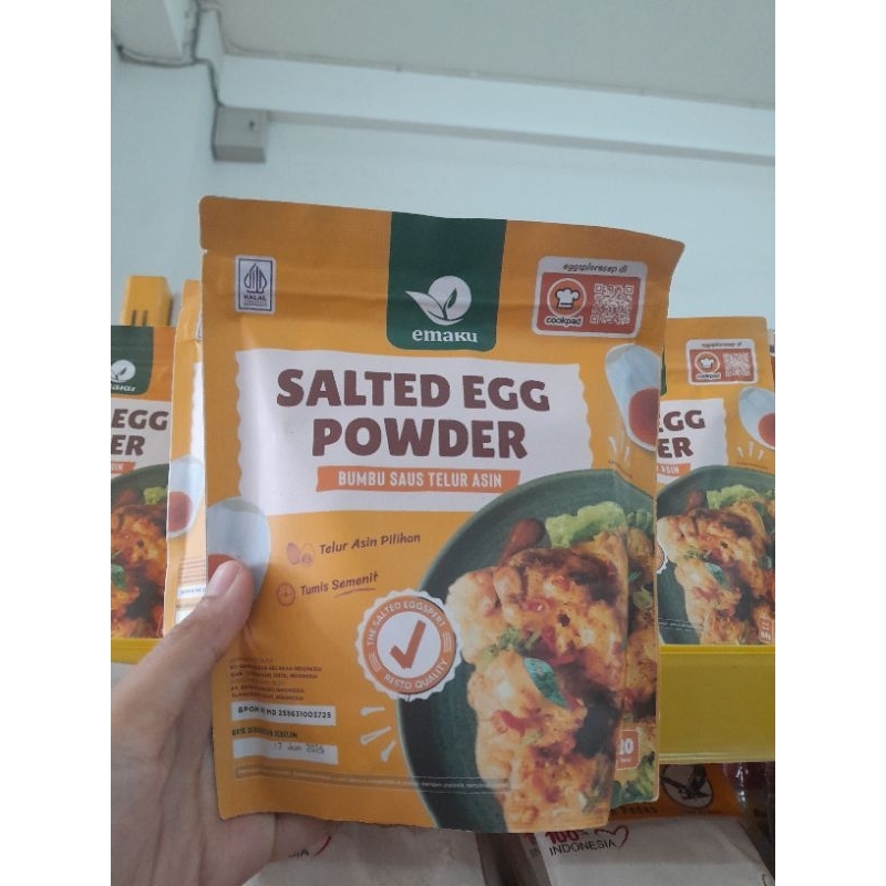 

EMAKU SALTED EGG POWDER 160GR | BUMBU SAUS TELUR ASIN