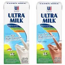 Ultra Milk Low Fat Susu UHT 250ml