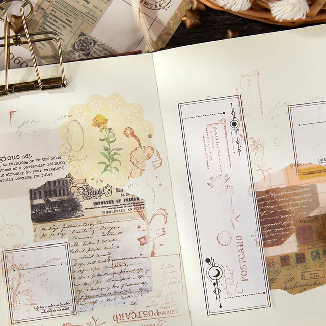 

50pcs/pack sticky notes (Memopad/Notepad) material paper caramel brown curry series