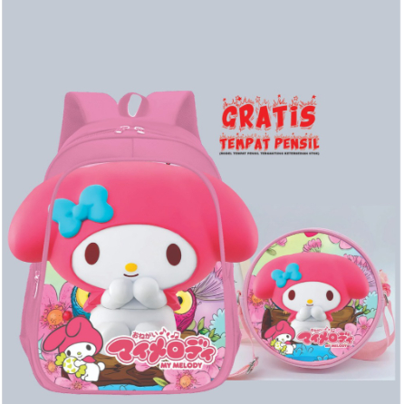 Tas Ransel COD anak PAUD Bahan Kain Sponge Tahan AirTas Ransel Anak Sekolah TK Tas Ransel Anak polos