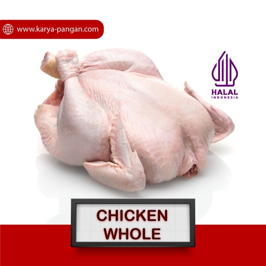 

Ayam Broiler Utuh FROZEN 0,9 gr - 1 kg CUT 10 3E