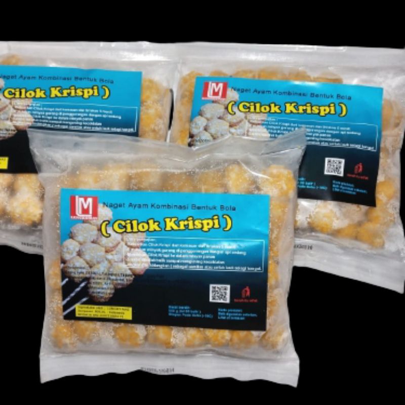 

Nugget Bentuk Cilok Krispy LM 500gr isi 20tsk