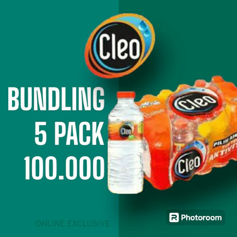 

CLEO MINI 220 ML paket murah 5 pack