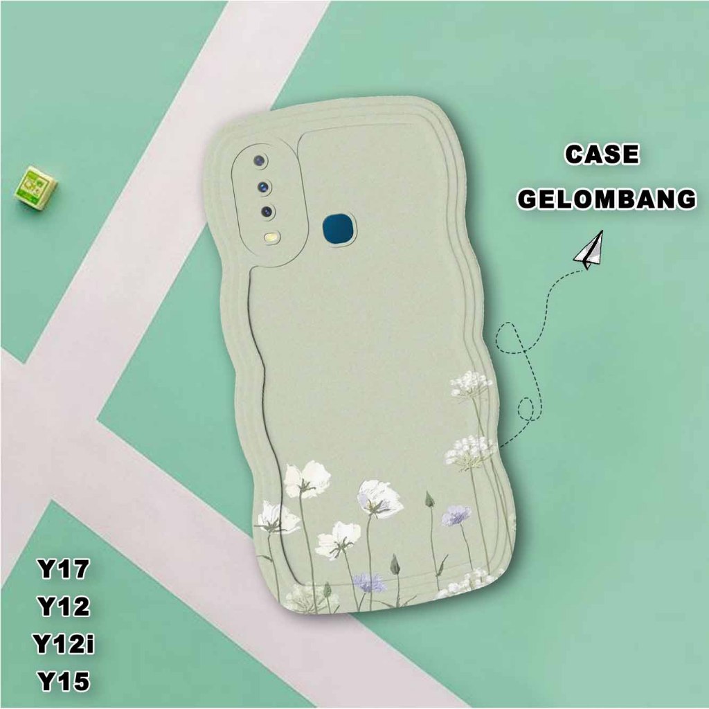 Softase Gelombang  Vivo Y17- Vivo Y12 - Vivo y12i - Vivo Y15  Casing Hp - Gelombang Vivo Y17- Vivo Y