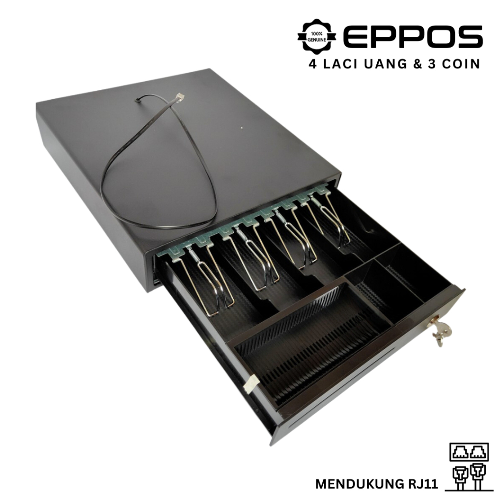 Laci Penyimpanan Uang di Kasir Cash Drawer Laci Uang Kasir 5 slot uang kertas Bisa Bayar di Tempat