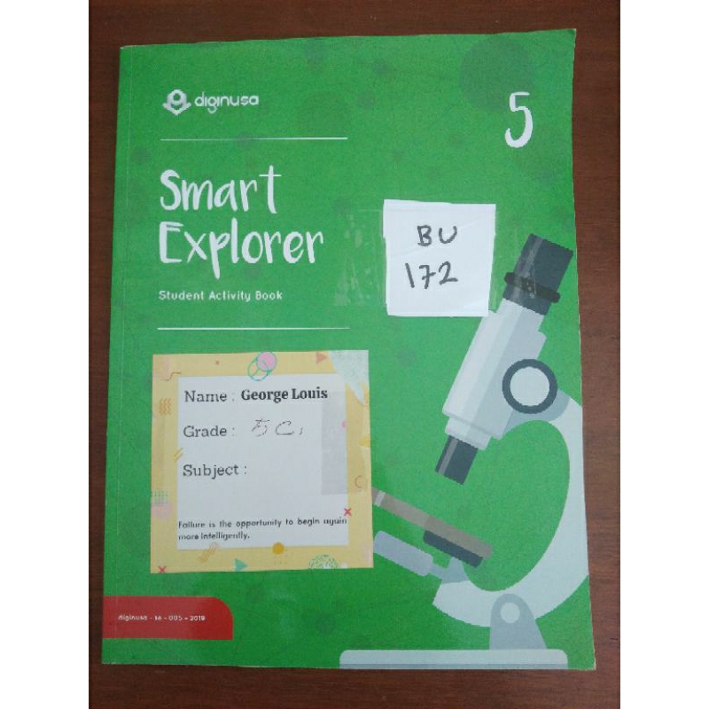 

SMART EXPLORER STUDENT ACTIVITY BOOK KELAS 5 SD(BU172)