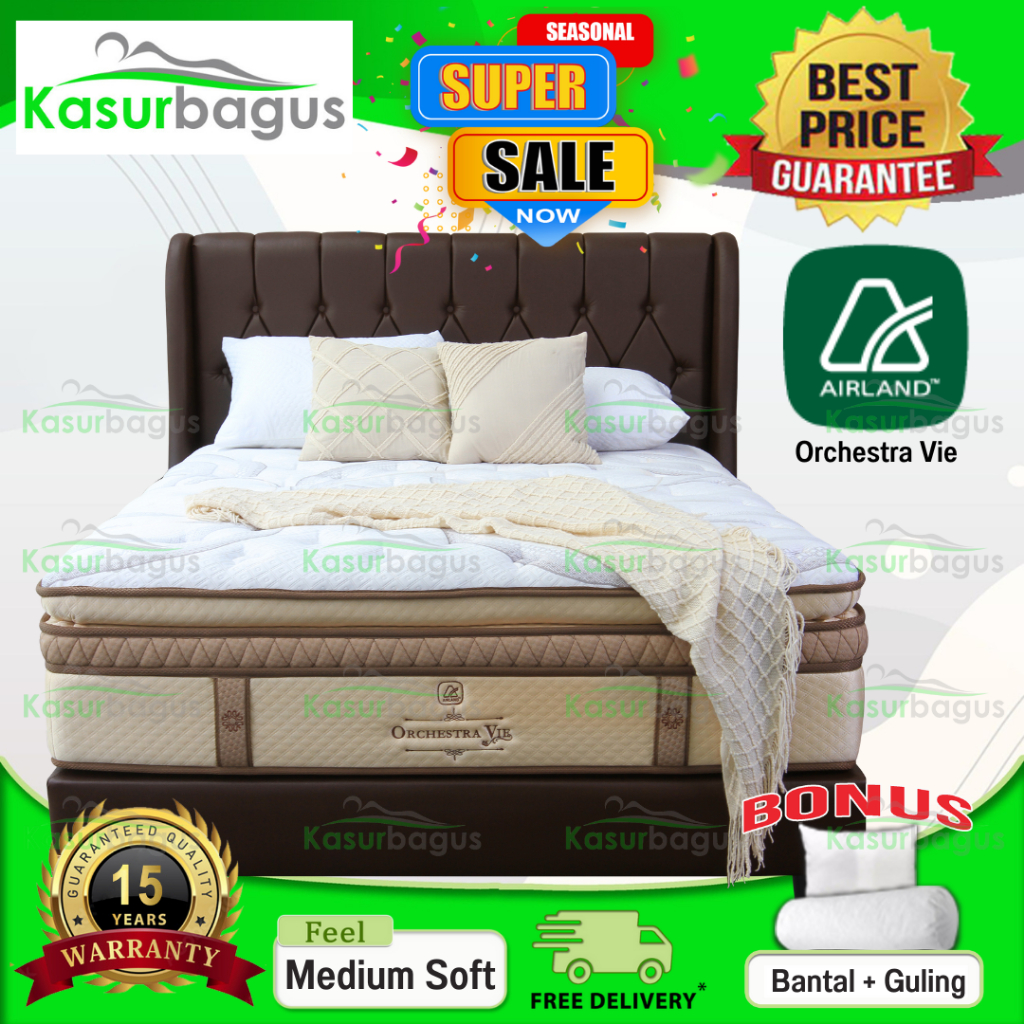 Airland Kasur Springbed Orchestra Vie - Full Set 180x200