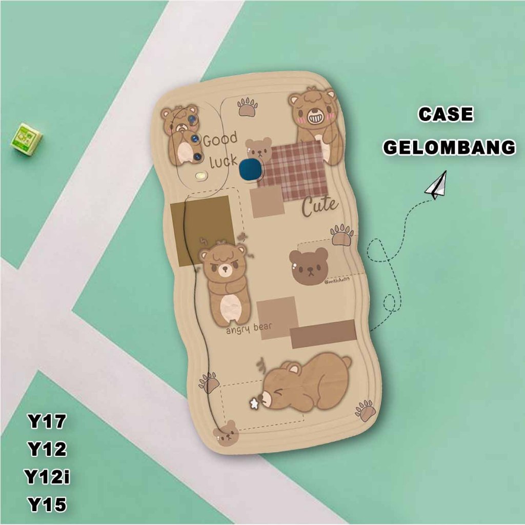 Case Hp - Gelombang Vivo Y17- Vivo Y12 - Vivo y12i - Vivo Y15 -  Casing Hp Gelombang Vivo Y17- Vivo 