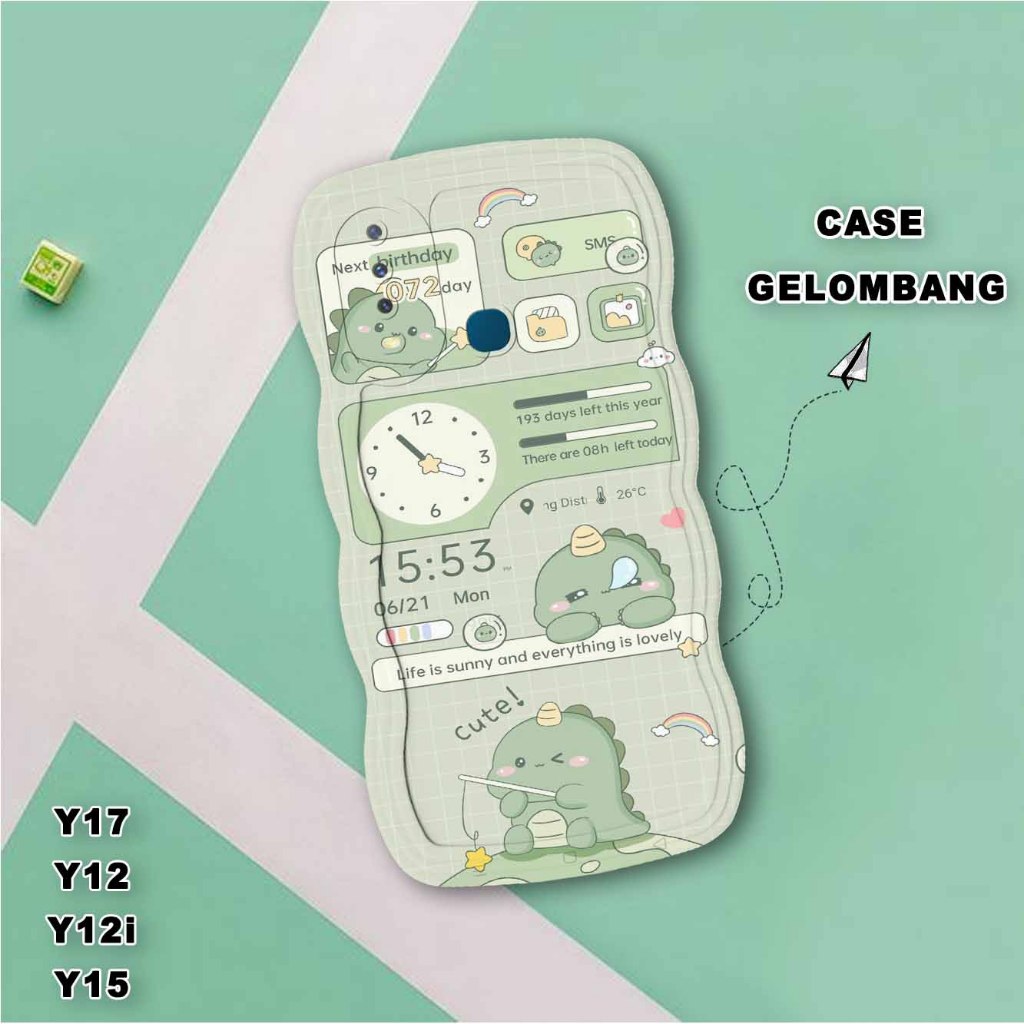 Case Hp - Gelombang Vivo Y17- Vivo Y12 - Vivo y12i - Vivo Y15 -  Casing Hp Gelombang Vivo Y17- Vivo 