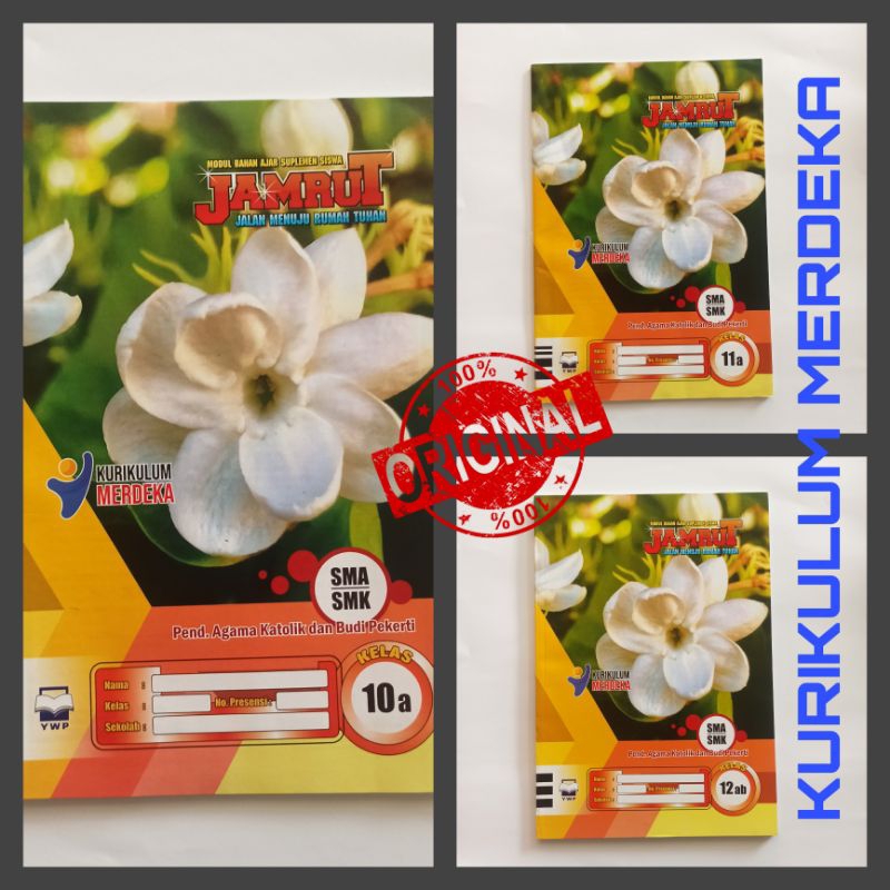 Buku kumpulan Soal ( LKS) Agama katholik SMA kelas 10,11,12semester 1 kurikulum merdeka " JAMRUT "