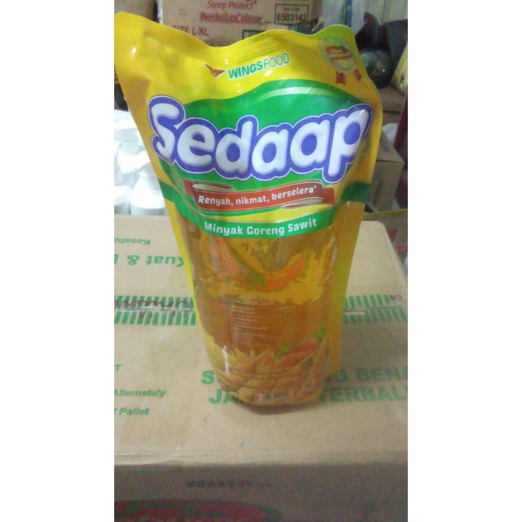Minyak Goreng Sedaap Per Dus 1 Liter isi 12 Pouch