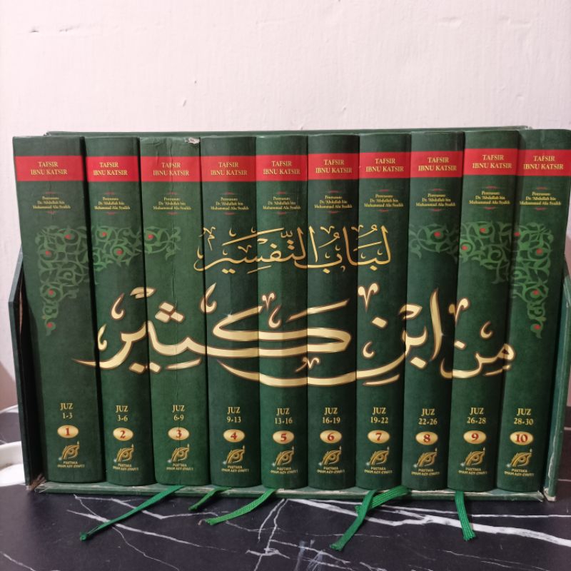 TAFSIR IBNU KATSIR PERJILID (Jilid 1-10) - Pustaka Imam Asy-Syafi'i - Dr. 'Abdullah bin Muhammad Alu