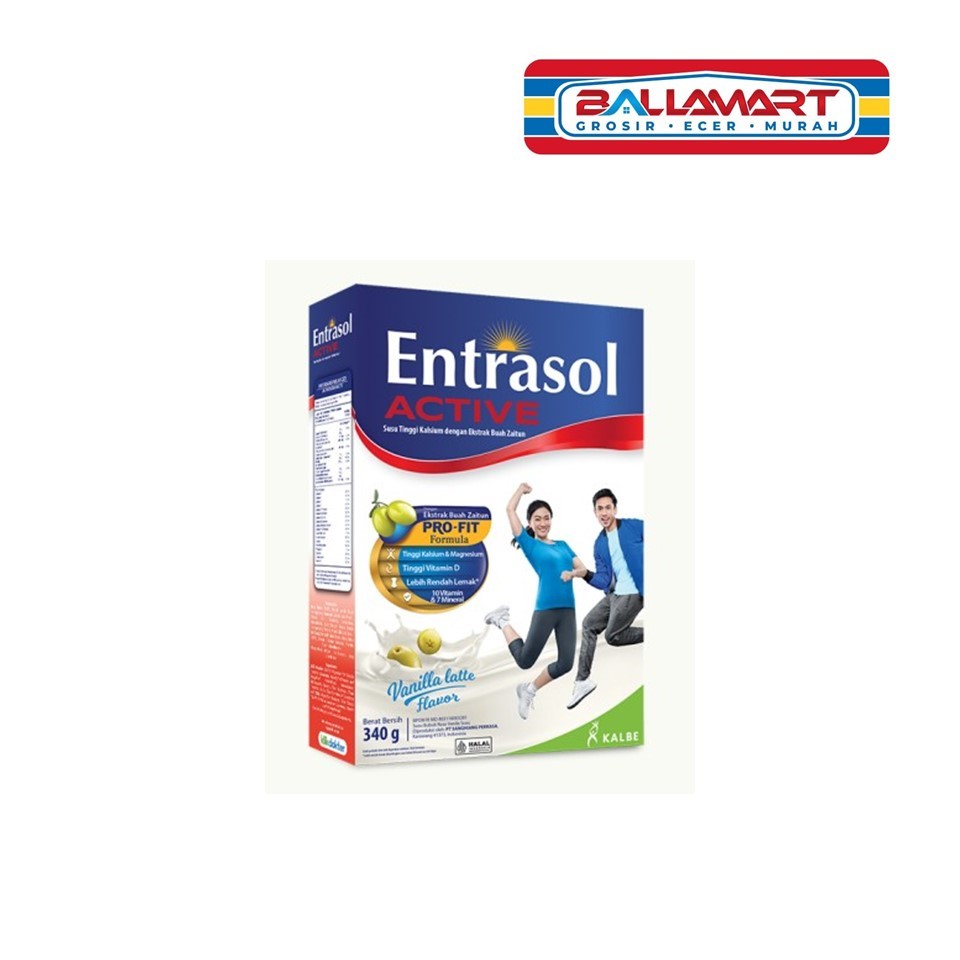 

ENTRASOL ACTIVE VANILA 340G