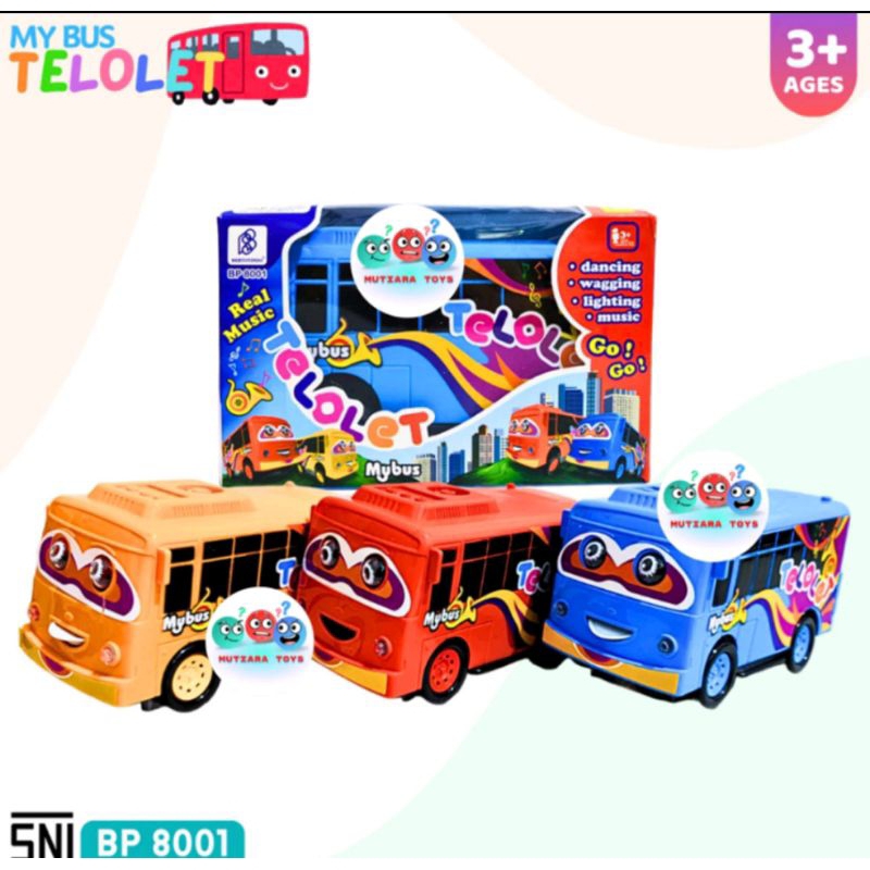 Bus Telolet Bergoyang Musik / Mainan Bus Telolet