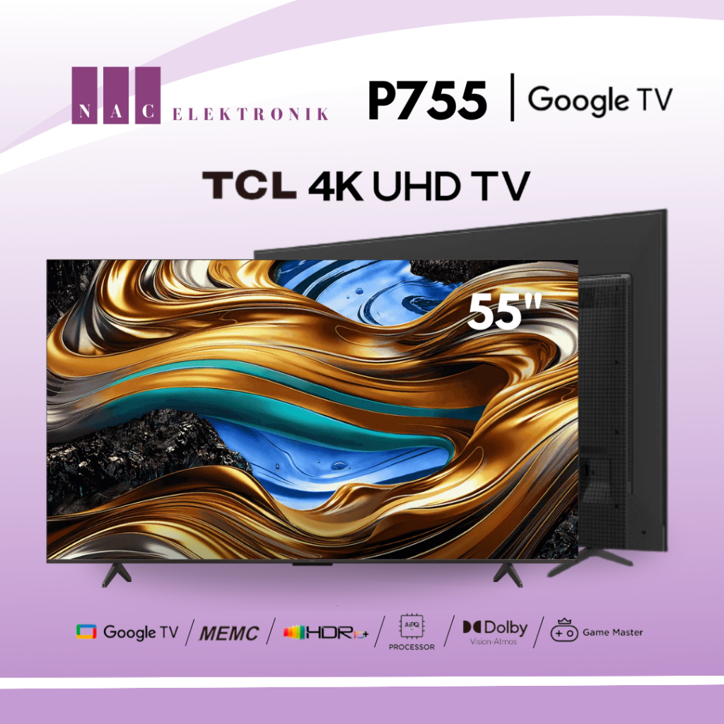 TCL 55P755 55" GOOGLE TV 4K UHD DOLBY SMART TV 55 INCH | tcl 55p755 smart tv tcl 55 inch | tcl 55p75