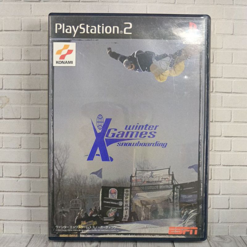 CD Original Ps2 X Winter Games JPN BAHASA Jepang Box dan cover Original