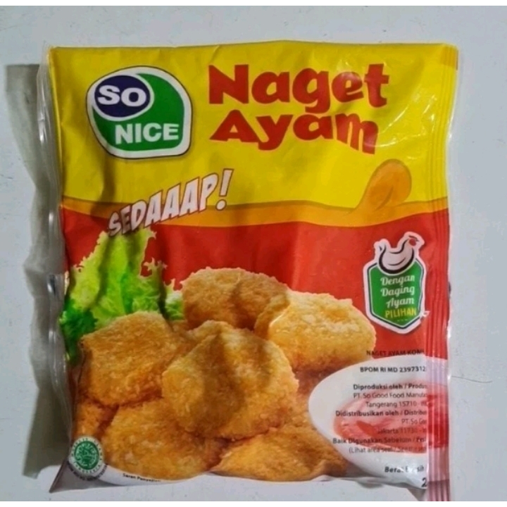 

So Nice Chicken Nugget Sedaap 500g