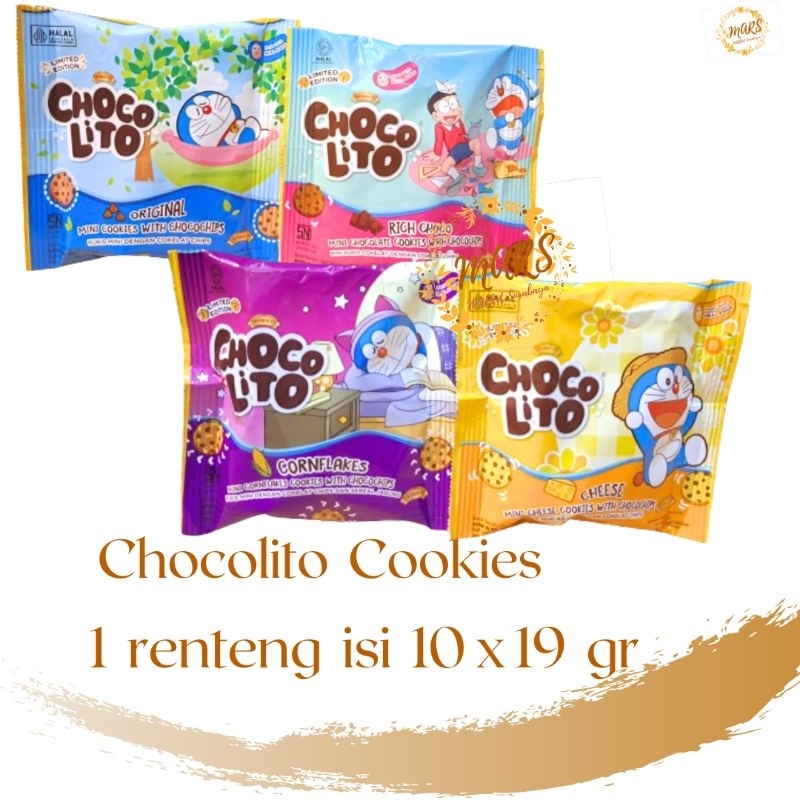 

Chocolito 1 renteng isi 10 x 19 gr