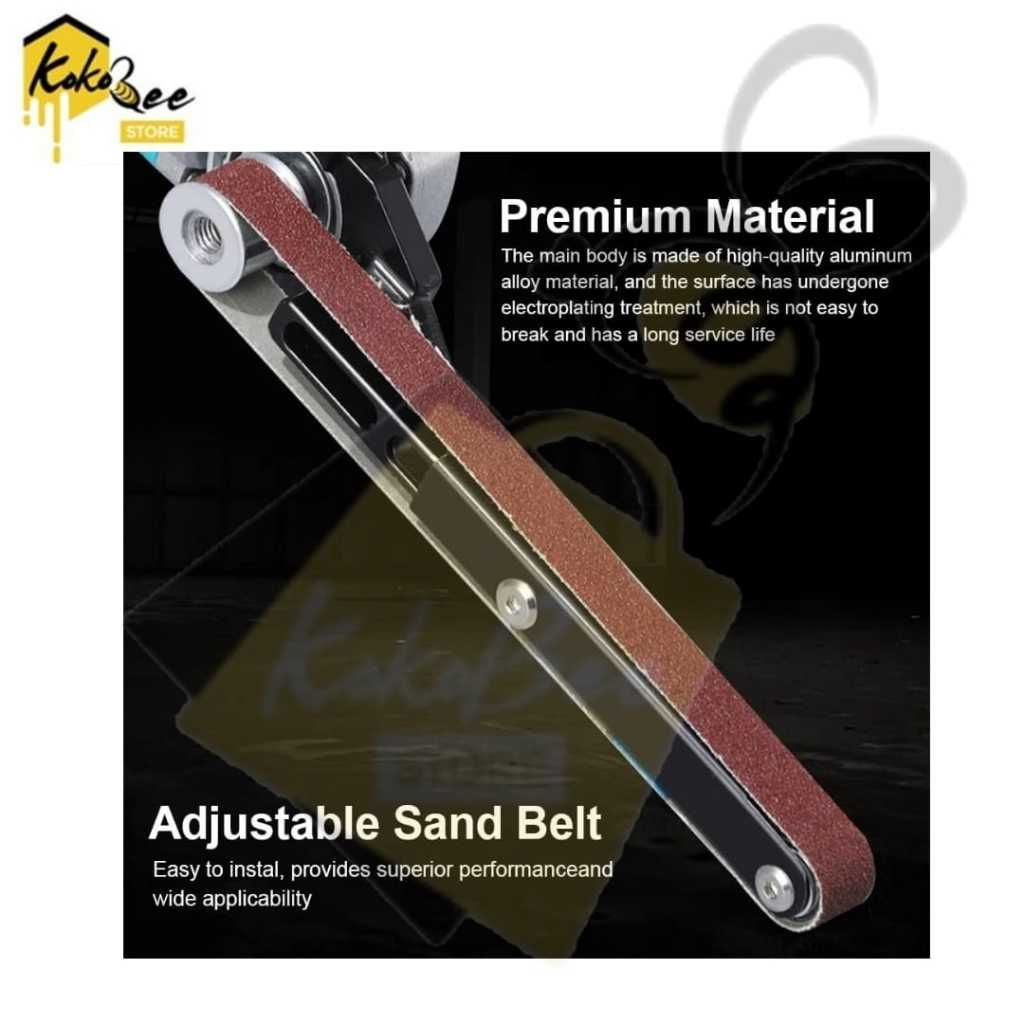 Air Belt Sander Adaptor Gerinda Tangan Konverter Grinder Konverter Amplas Adapter Belt Sander Ke