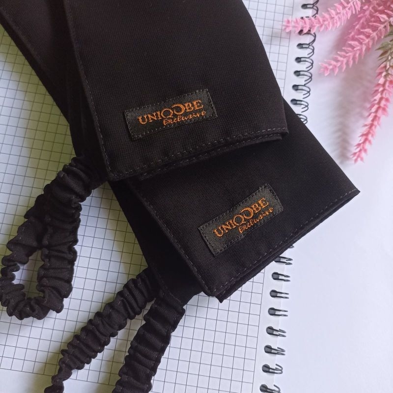 Ready Cadar karet tanpa jahitan mata chiffon silky premium ORI by Uniqobe