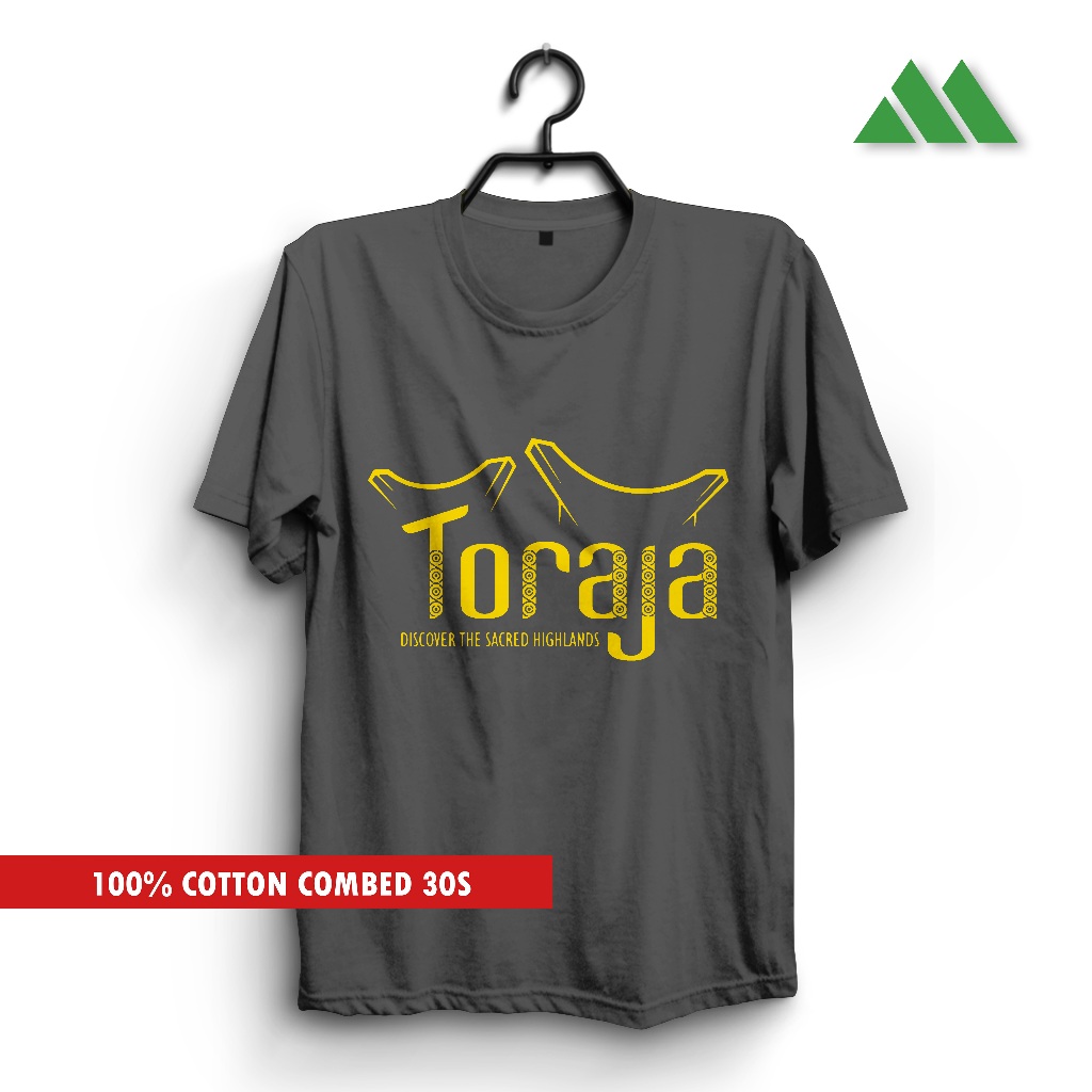 KAOS COTTON COMBED KNITTO 30S LENGAN PENDEK PRIA WANITA TORAJA