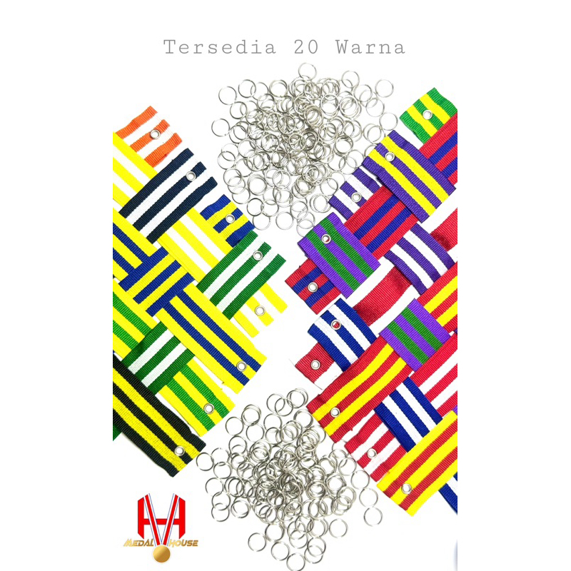 

Tali Medali/Kalung Pita Medali Siap Pakai Mata ayam dan Ring