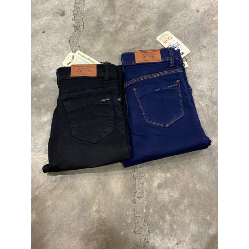 Celana jeans OLFIN soft jeans // celana jeans pensil wanita