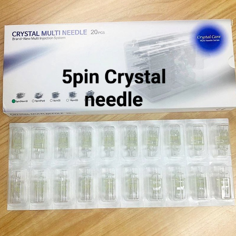 KODE W62Q jarum 5 pin crystal 32G 15mm jarum ez injector smart injector crystal multi needle jarum m
