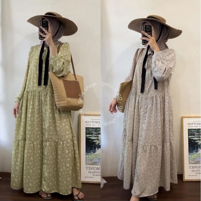 MINOLA DRESS by gelis.shop -Reseller gelis.shop