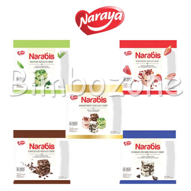 

Bimbozone - Permen NARAYA Narabis Nougat CRISP 200gr