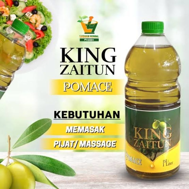 

King Zaitun Pomace Minyak Zaitun Isi 60 ml