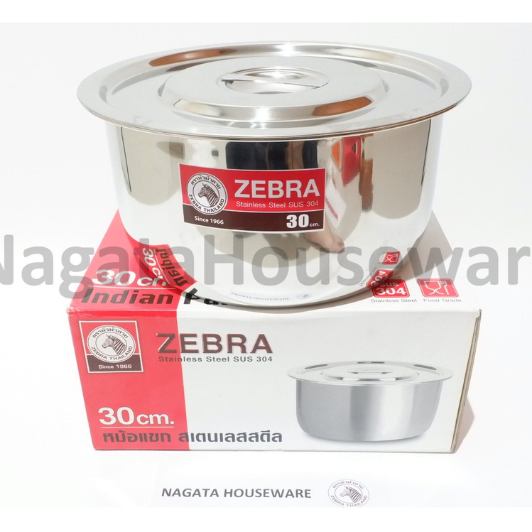 Panci Saus Stainless / Panci Masak / Panci Zebra / Panci India / Indian Pan Zebra 30cm 170030