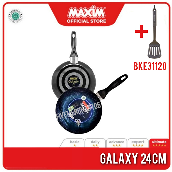 Frypan Maxim Galaxy 24cm Penggorengan Teflon Maxim 24cm Penggorengan Maxim Galaxy 24cm Fry Pan 24 cm
