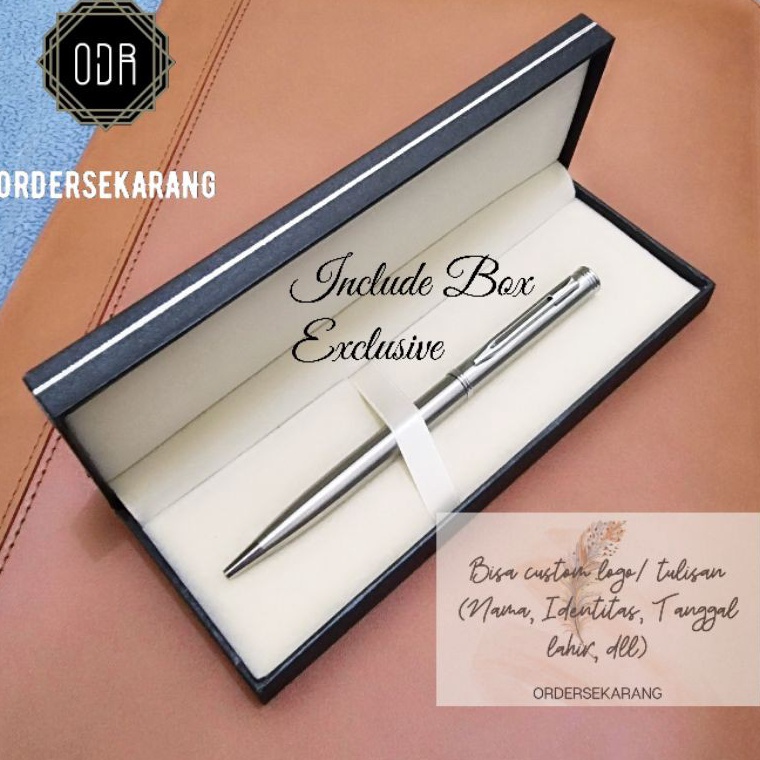 

KODE F5J BALLPOINT PULPEN PENA ENZI CAVERO JAMES PREMIUM CUSTOM GRAFIR LASER LOGO NAMA SOUVENIR PERNIKAHAN