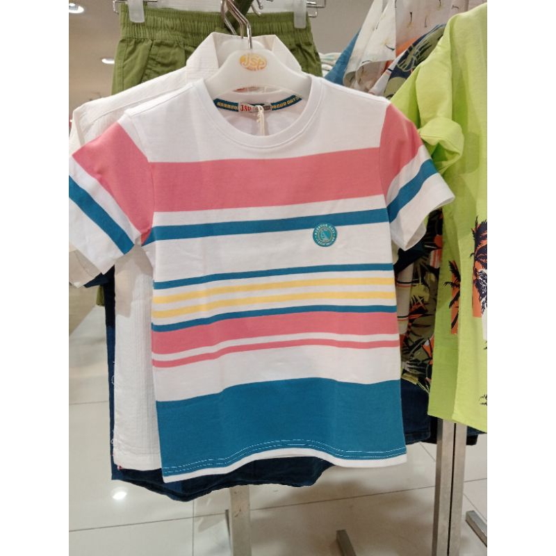 PROMO Kaos/T-shirt atasan anak Laki laki Brand JSP usia 5tahun - 14tahun Original Produk by Matahari