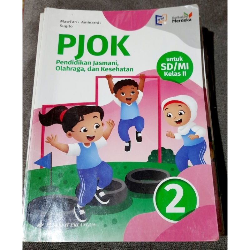 

buku PJOK erlangga kurikulum merdeka kelas 2(bekas)