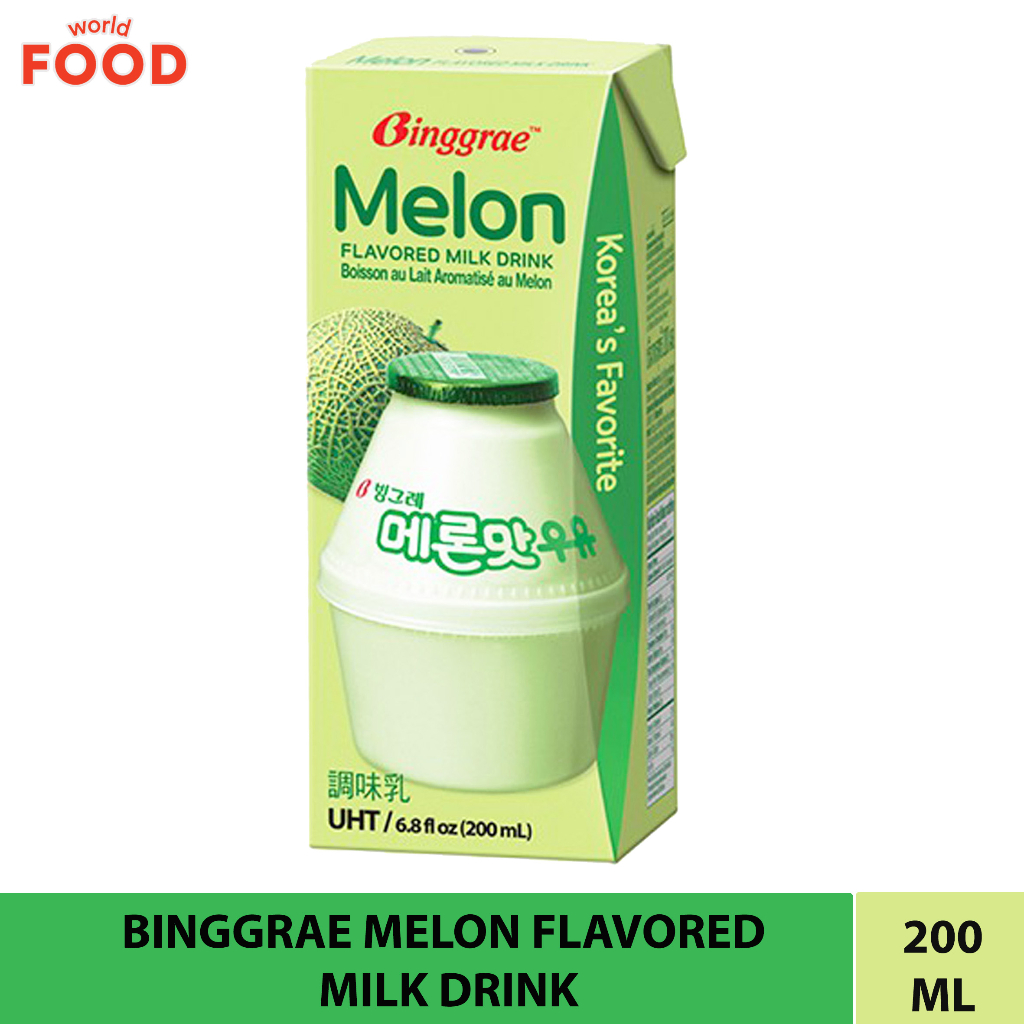 

BINGGRAE MELON FLAVORED MILK DRINK 200 ML