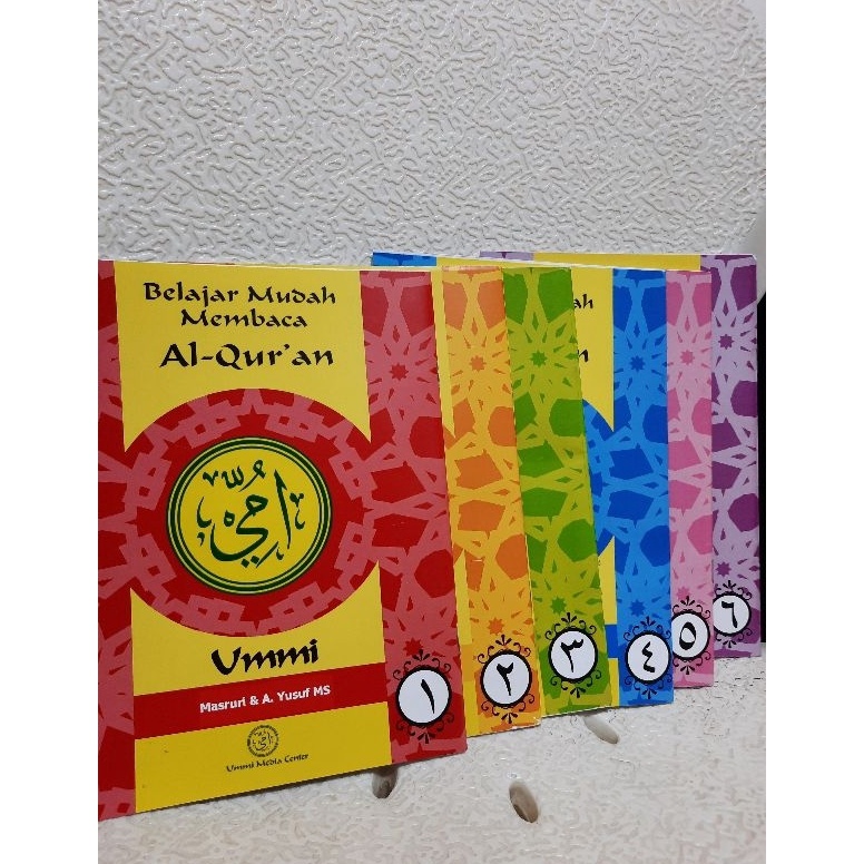 

KODE I6N2 1 paket alQuran belajar buku metode ummi jilid 1sampai6 ORI