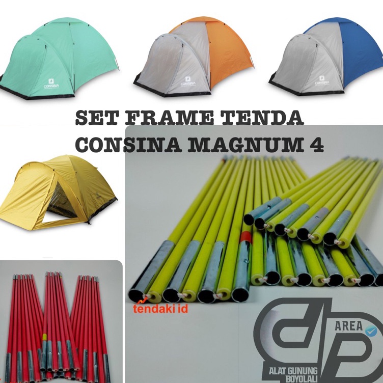KODE M32Z Set frame rangka tenda consina magnum 4 set rangka tenda consina bingkai tenda magnum