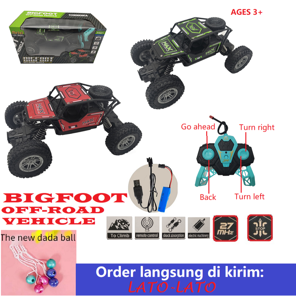Mainan anak 4-way 1:20 Mobil Remote Control Drift Supra Rock RC Crawler Offroad Alloy Material