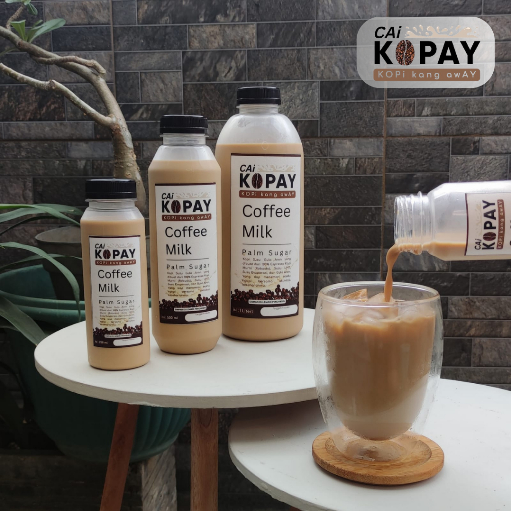 

Kopi Susu Gula Aren "CAI KOPAY" Minuman Botol Nikmat Dan Creamy