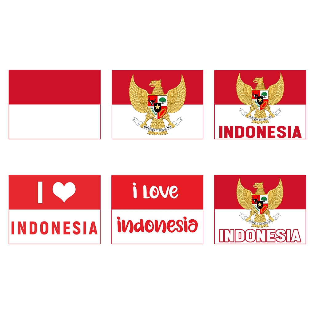 

( Isi 15 Pcs ) Stiker Pipi Bendera Merah Putih 3 x 4 cm / 17 Agustus