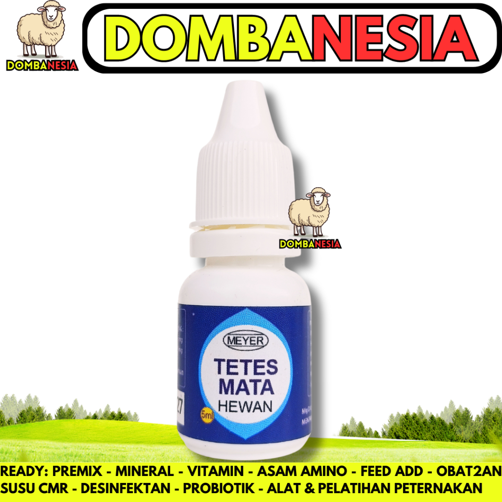 OBAT TETES MATA HEWAN MEYER 5 ML - Obat Tetes Mata Semua Hewan - Obat Tetes Mata Kambing - Obat Tete